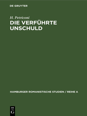 cover image of Die verführte Unschuld